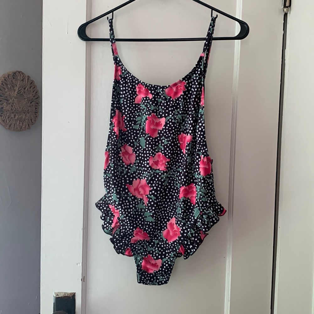Motel Rose Frill Swimsuit - size Large